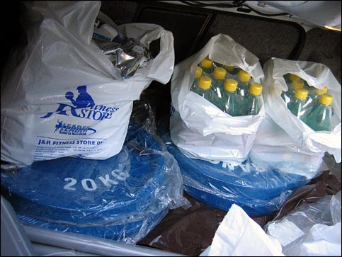 Goodies in the trunk