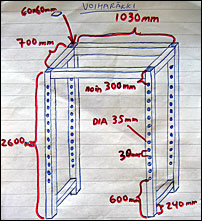 Powerlifters are not well-known for their drawing skills