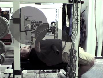 Jim Wendler demonstrates the Metal Militia bench style